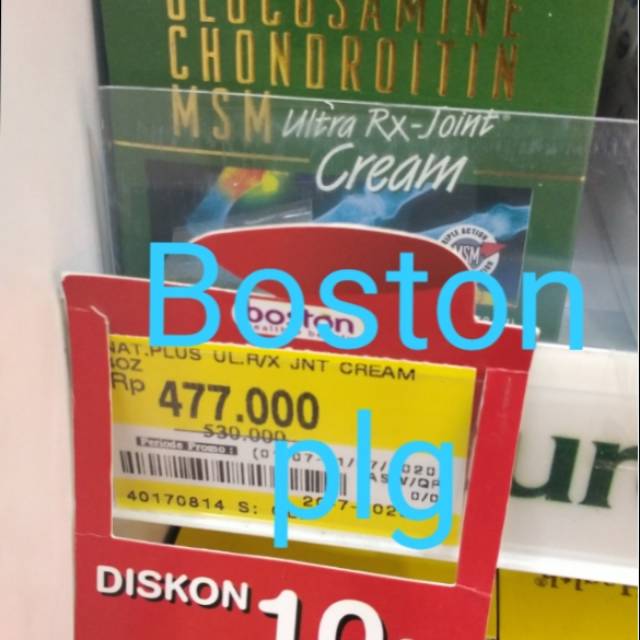 Nature's plus glucosamine chondroitin msm ultra RX joint cream