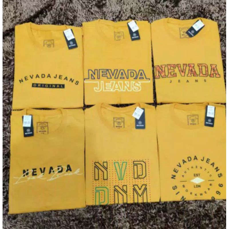 kaos Nevada cowok premium terbaru kaos cowok model kekenian kaos cowok model terbaru