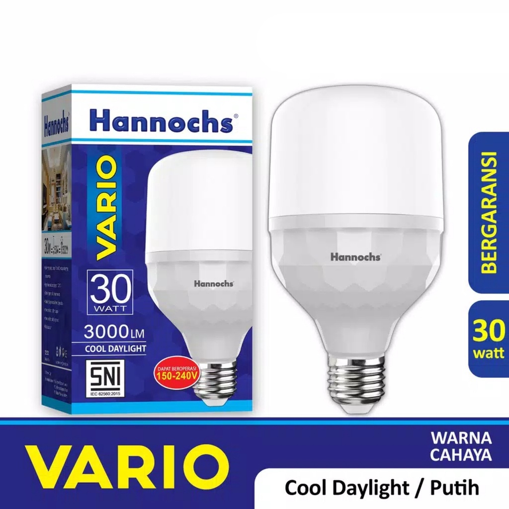 Hannochs Lampu LED Capsule Vario 30 Watt - Cahaya Putih