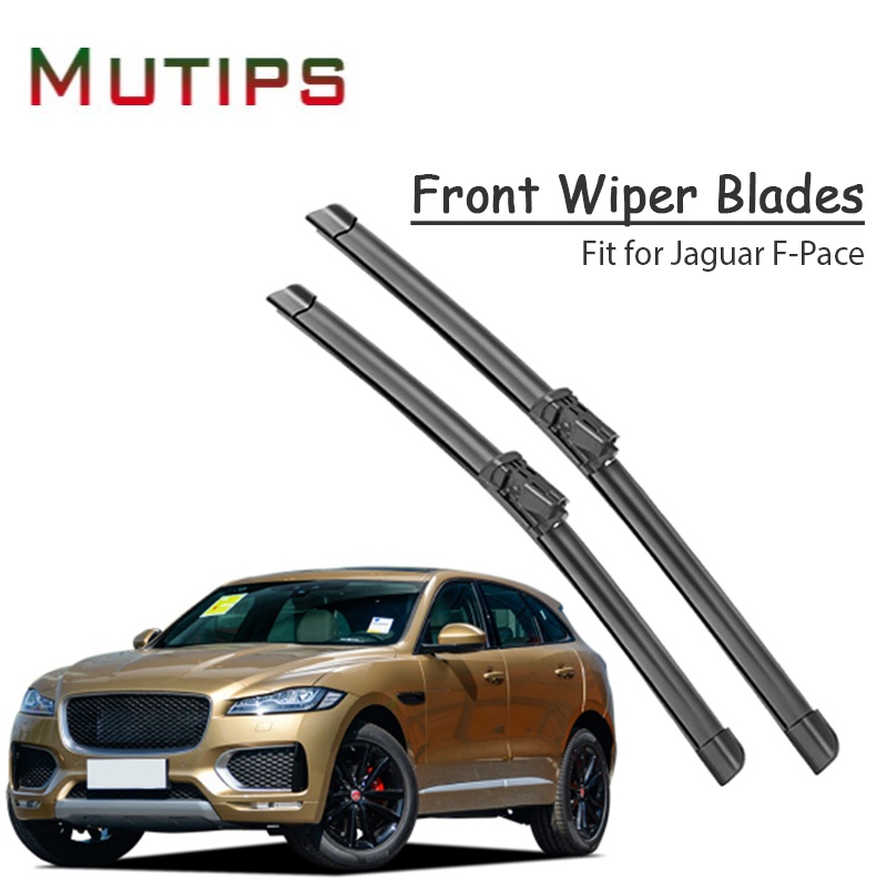 1 Set Karet Wiper Kaca Depan Mobil Untuk Jaguar F-Pace 2016 2017