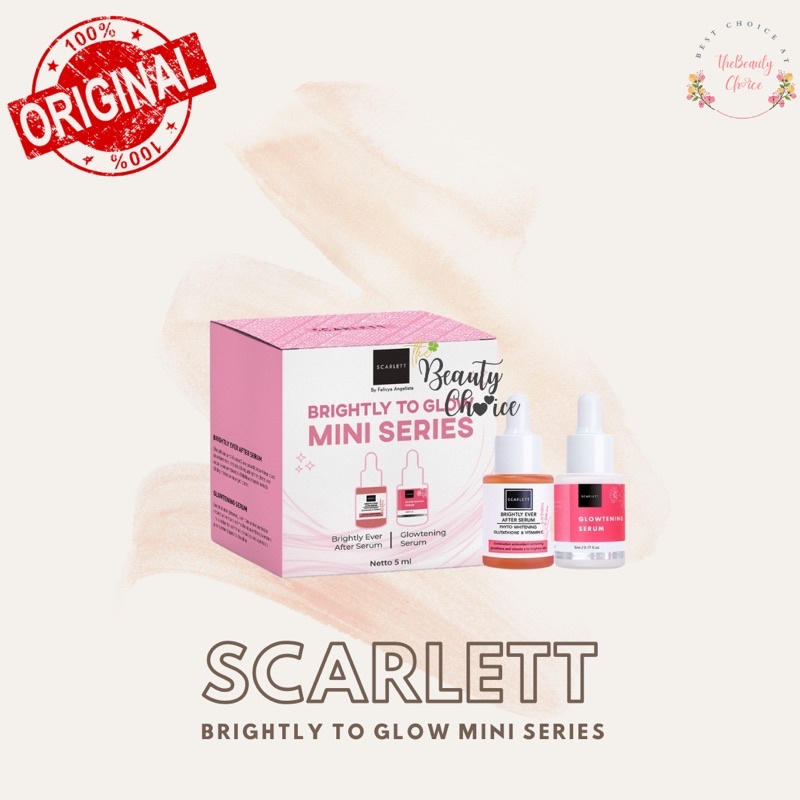 BPOM SCARLETT WHITENING BY FELICYA LOTION SHOWER GEL SCRUB SERUM JOLLY COFFEE POMEGRANATE BRIGHT-BRIGHT TOGLOW SERIES