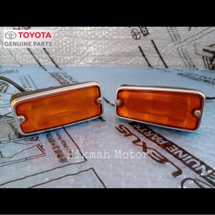 SATU SET Lampu Sen Sein Sign Depan di atas spakbor atau Side Turn Signal Marker light Lamp Assy Set 