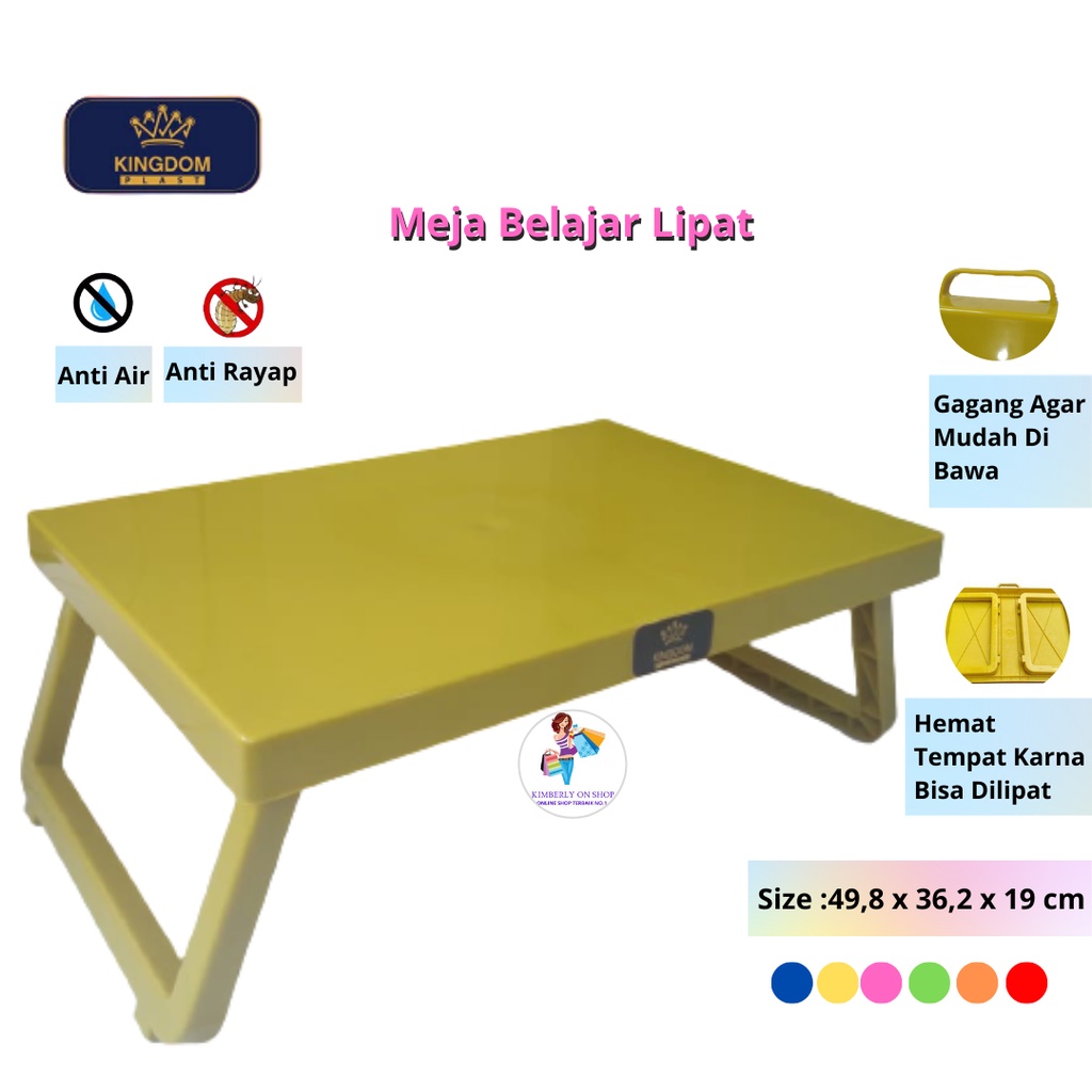 Meja Belajar Lipat Plastik Kingdom Plast