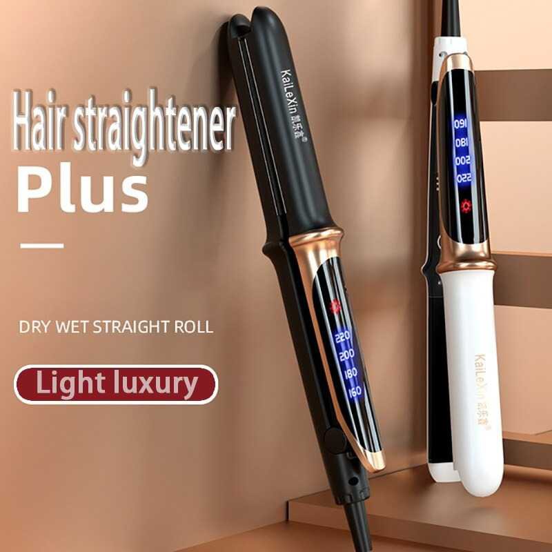 Catokan Rambut Negative Ion Bentuk Flat Hair Straightening Comb YUCHUN - 7RHRAVBK