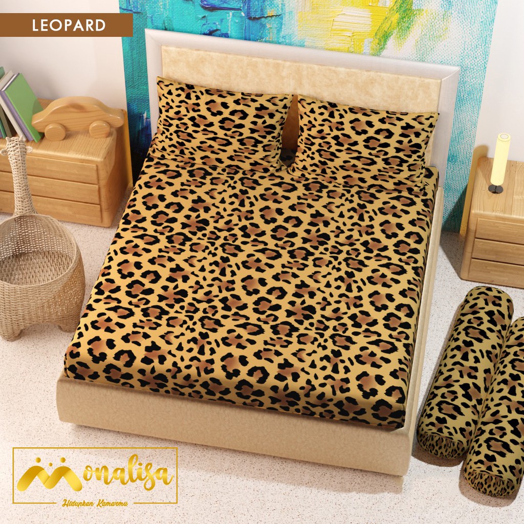 SPREI LEOPARD / MACAN / ANIMAL SKIN UKURAN 120X200, 160X200,180x200 TERBARU ORIGINAL