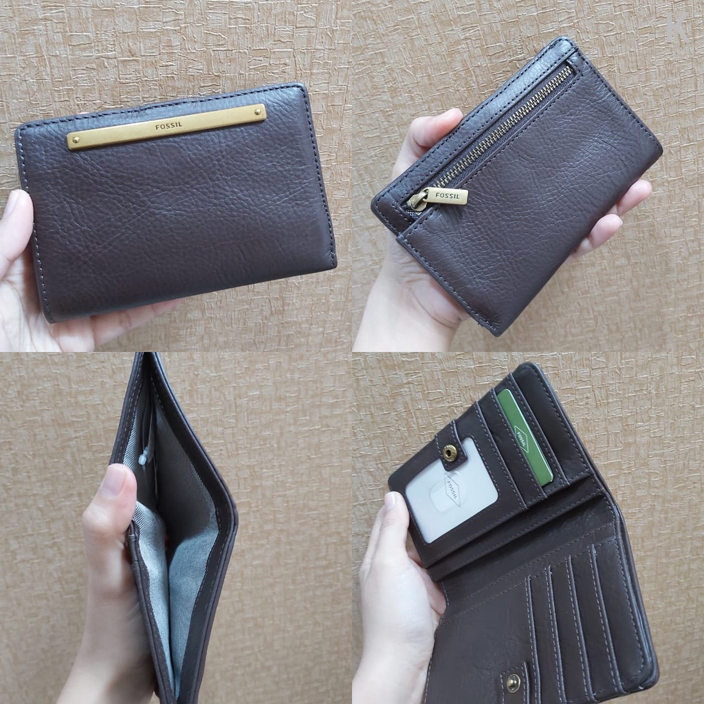Dompet FossilOriginal Liza Multi Cocoa New Original
