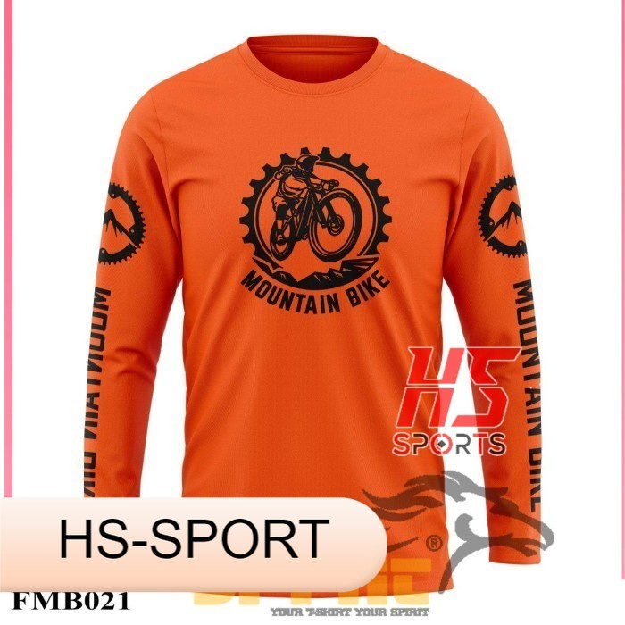 baju sepeda KAOS MTB THRILL BIKE/MOUNTAIN BIKE PAKAIAN SEPEDA GUNUNG - XS