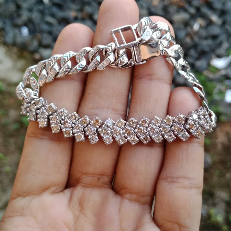 gelang perak/silver berlian