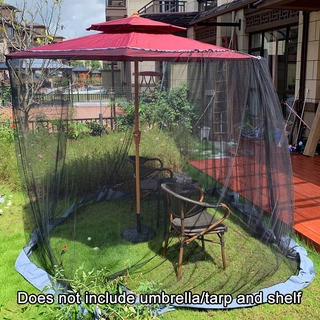 Lawn Camping Double Zipper Outdoor Patio Umbrella Mosquito Net Shopee Indonesia