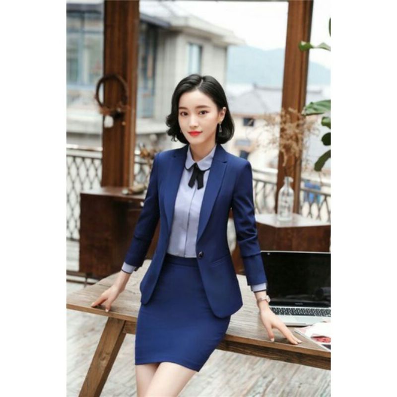 SET ROK BLAZER/SET BLAJER WANITA/BLAZER FORMAL WANITA