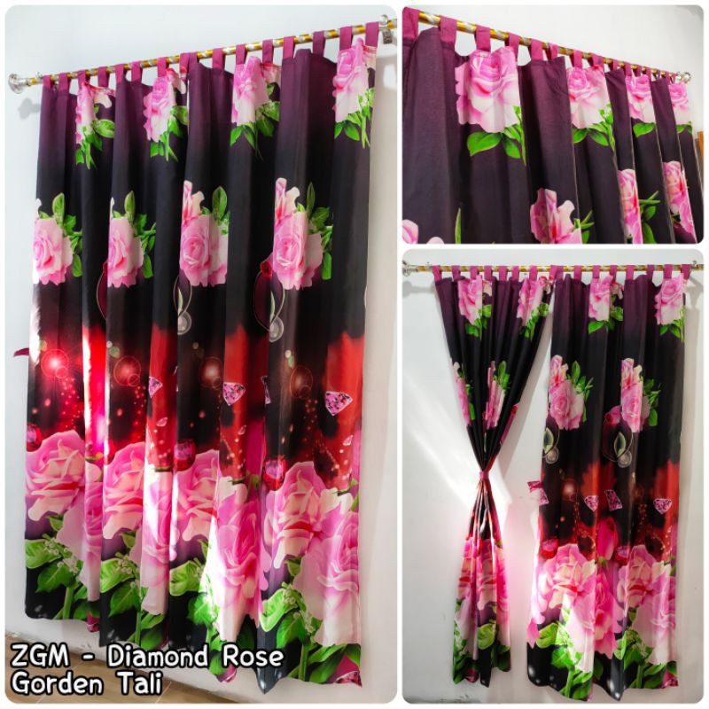  Gorden  pintu  Tulip Orien Diamond Rose Shopee  Indonesia