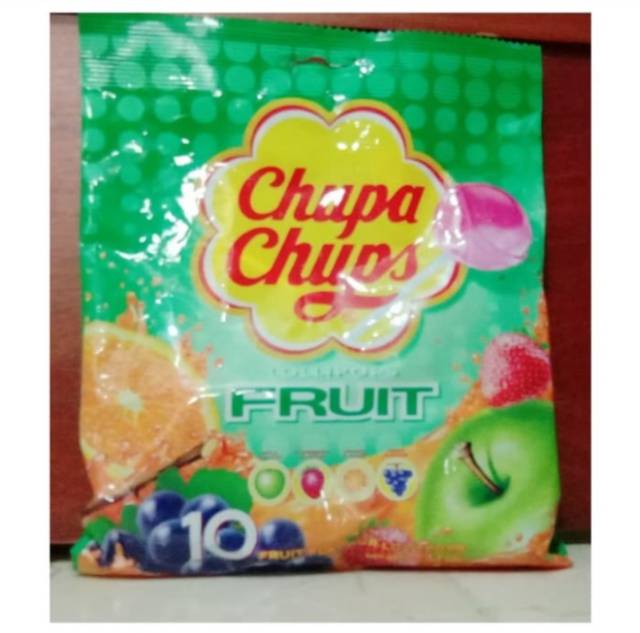 

Chupa Chups Lollipop Fruit - 10 Pcs