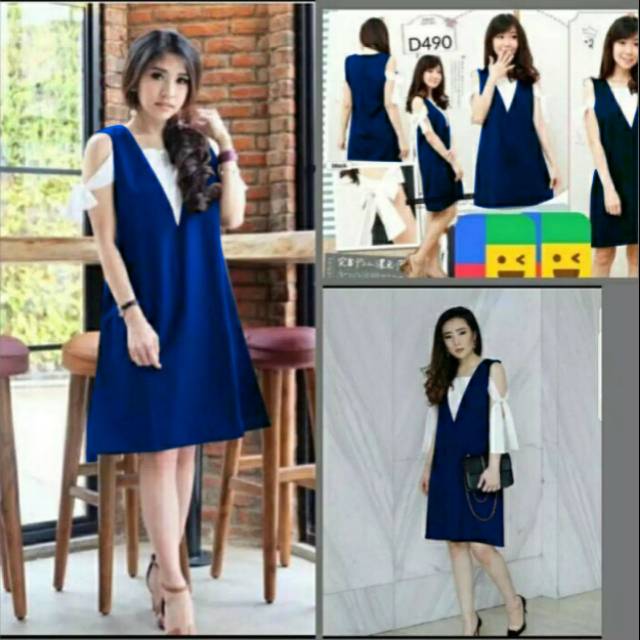 dress wanita model korea