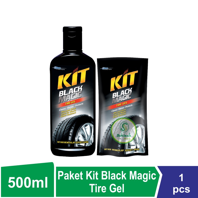 Paket Kit Black Magic Tire Gel Pengkilap Ban