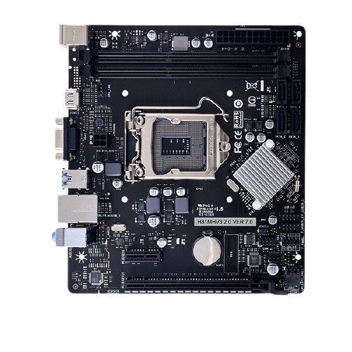 Biostar H81MHV3 H81MH V3 2.0 DDR3 Socket 1150 Motherboard