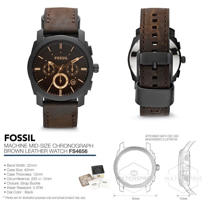 Jam Tangan Pria Merk Fossil FS4656 Original Free Jne yes