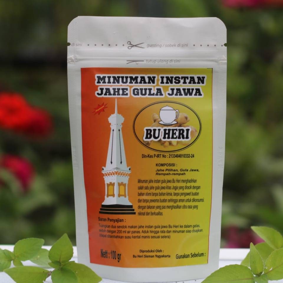 

MINUMAN JAHE INSTANT GULA JAWA BU HERI