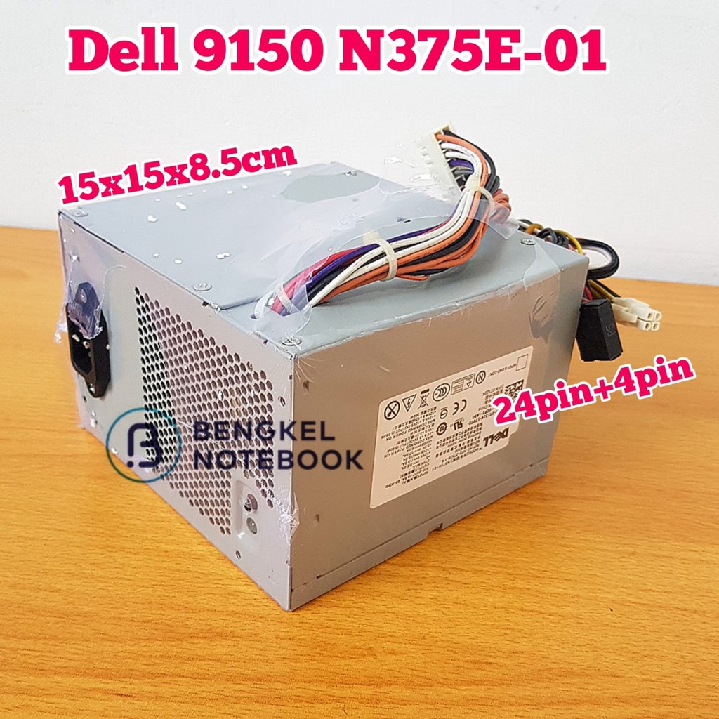 Power Supply Powersupply PSU Dell 9150 9100 380 390 420 430 440 389 390 T3400 375W L375P-00 N375P-00 N375E-01 WM283 K8956 375W