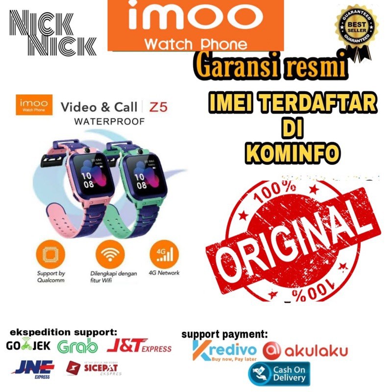 PROMO Cuci Gudang HP Imoo Watch Phone Z5 Garansi Resmi
