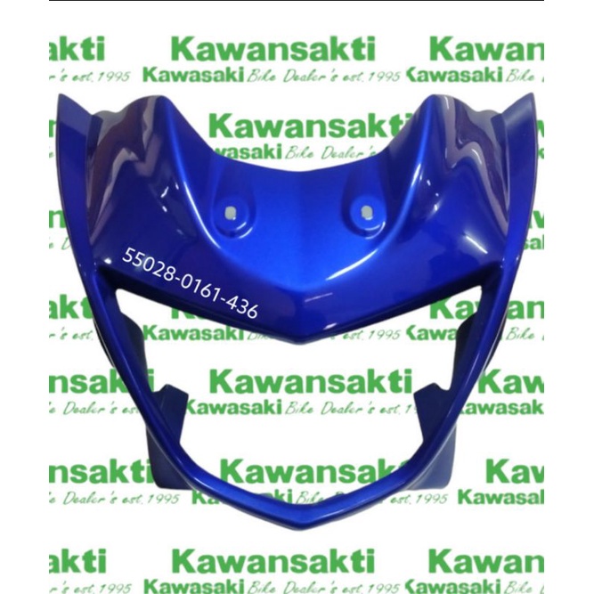 batok lampu ninja r biru