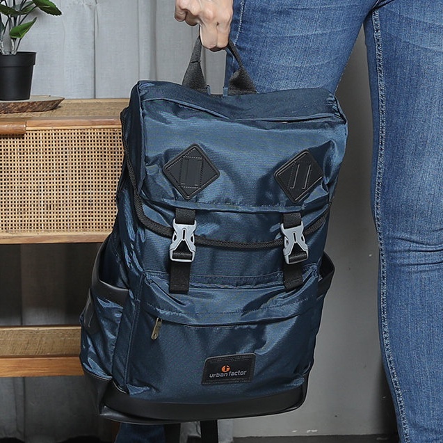 ROUTE NAVY |ManNeedMe x URBAN| Tas Ransel Pria Wanita Tas Backpack ORIGINAL