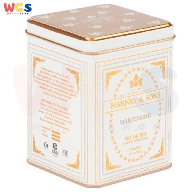 

Jual Harney & Sons Darjeeling Fine Tea Classic Tin 20 Sachets 40Gr Teh