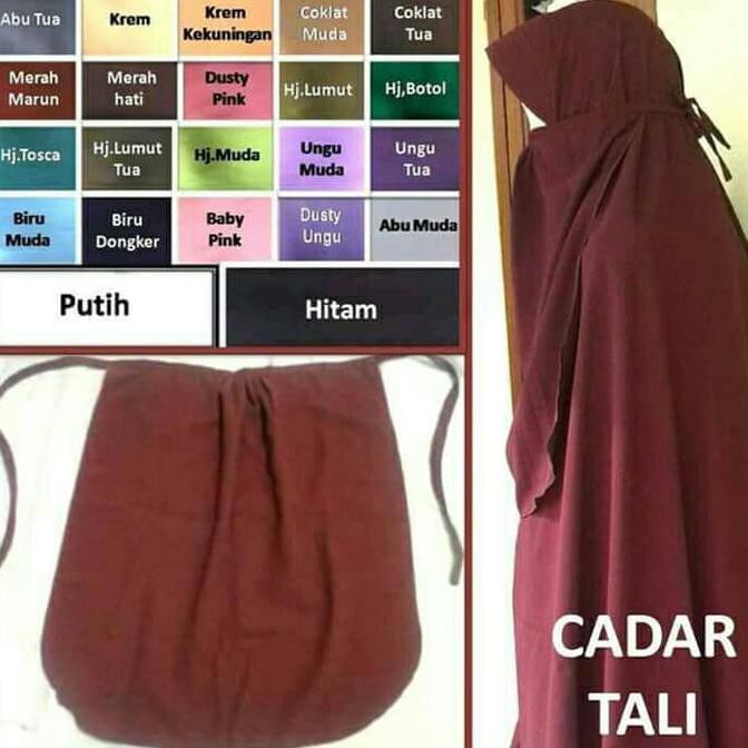 Dijual Cadar Tali Kerut / Rempel/ Cadar/ Niqob Terlaris