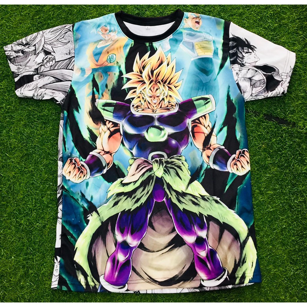 Tshirt Broly Fullprint Dragonball Anime Manga Premium Dryfit