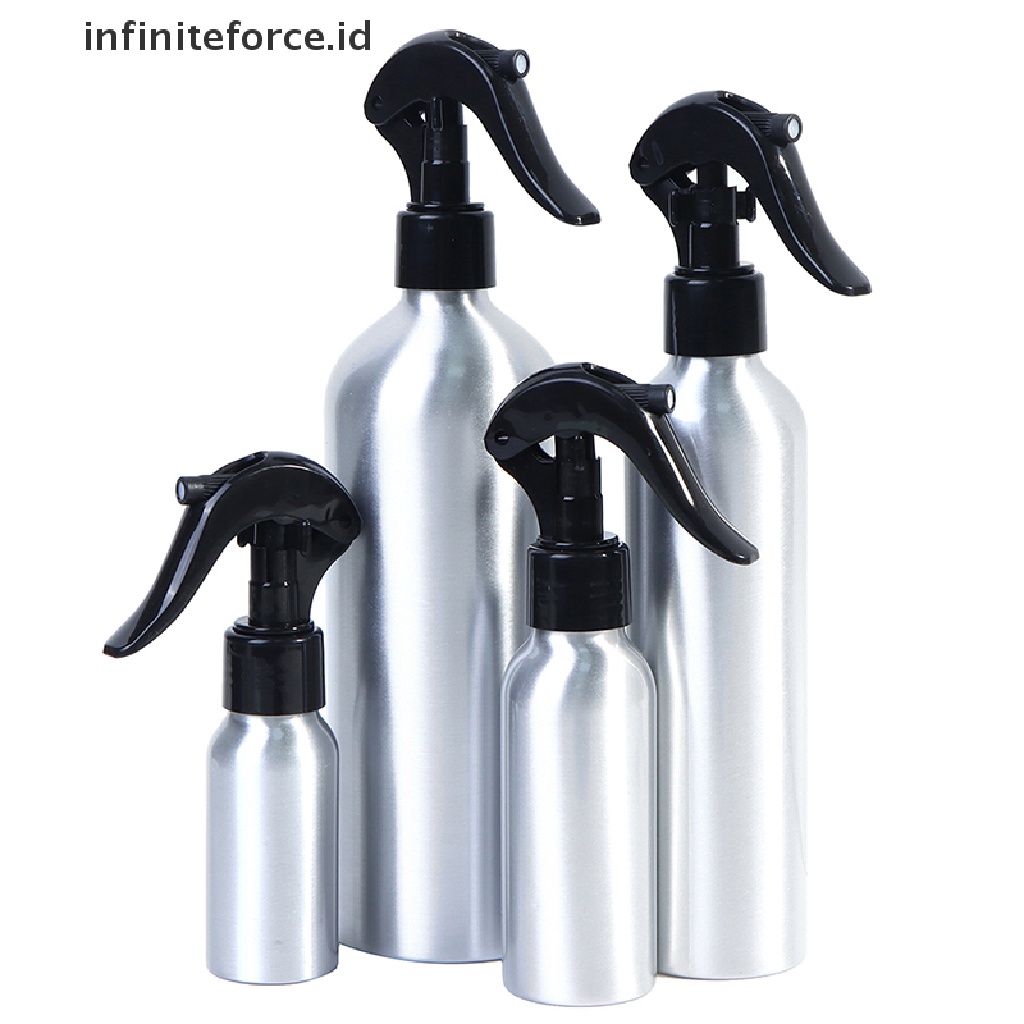 (Infiniteforce.Id) Botol Spray Kosong 50-500ml Bahan Aluminum Untuk Kosmetik