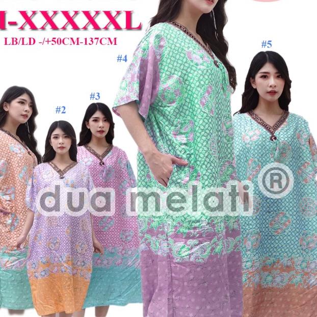 Baju Tidur Daster Batik Jumbo Big Size Rayon XXXL D33D34D35D36D37