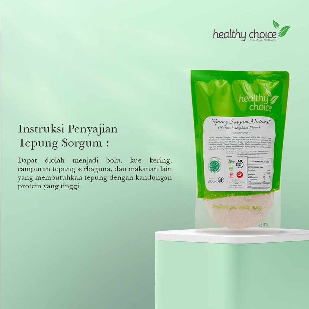

Healthy Choice Tepung Sorghum Natural 500 gr