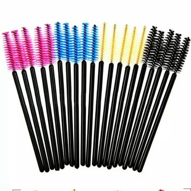 Mascara Brush - Kuas Maskara Pelentik Bulu Mata - alat Bantu Eyelash Extension Make Up