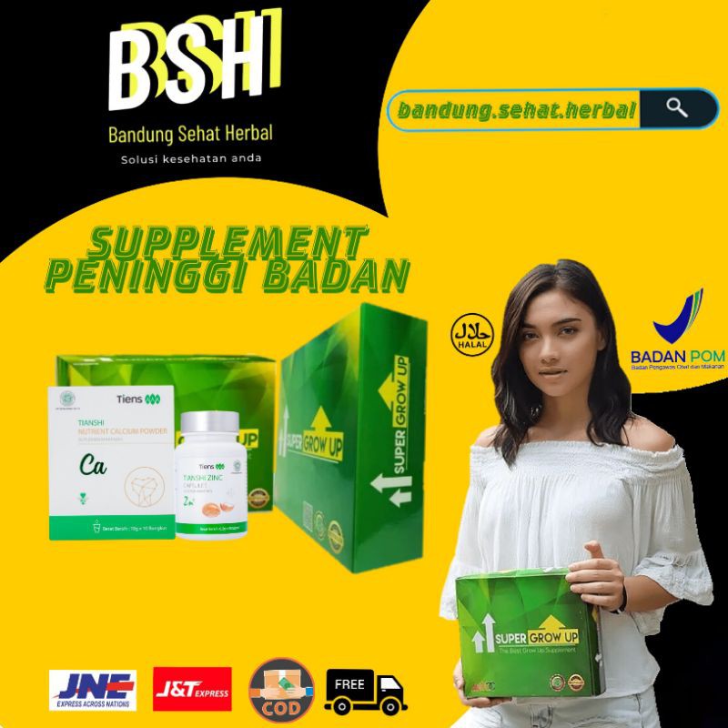 SUSU PENINGGI BADAN ANAK SUPER SUPLEMEN HERBAL KAPSUL TINGGI TUBUH PRIA OBAT GROW UP KESEHATAN