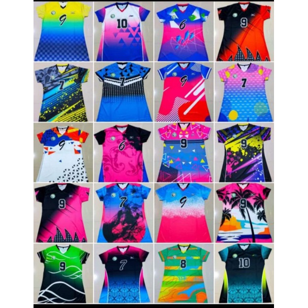 Baju Jersy Kaos Jersy Fullprinting Baju Volly Kaos Cewe Volly Fullprinting Kaos Volly Cewe Voli Wani