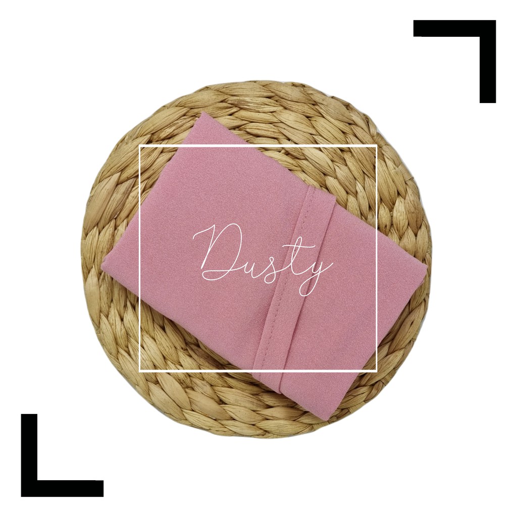 Hijab Instant Bergo Maryam Diamond Stretch-Dusty
