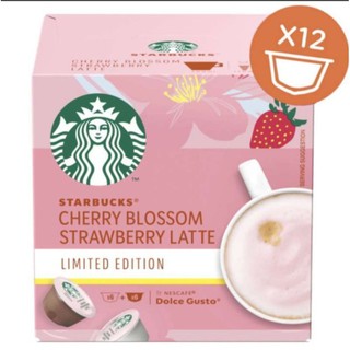 IMPORT NESCAFE DOLCE GUSTO STARBUCKS CHERRY BLOSSOM