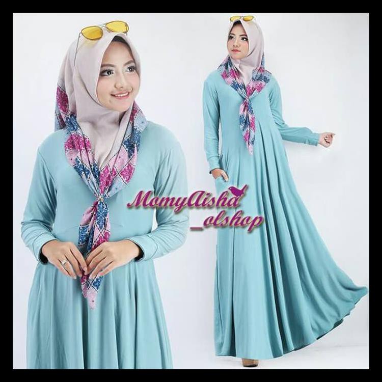 TERLARIS GAMIS POLOS JERSEY / GAMIS POLOS JERSEY JUMBO XXXL / FASHION MUSLIM - PUTIH TULANG ORIGINAL