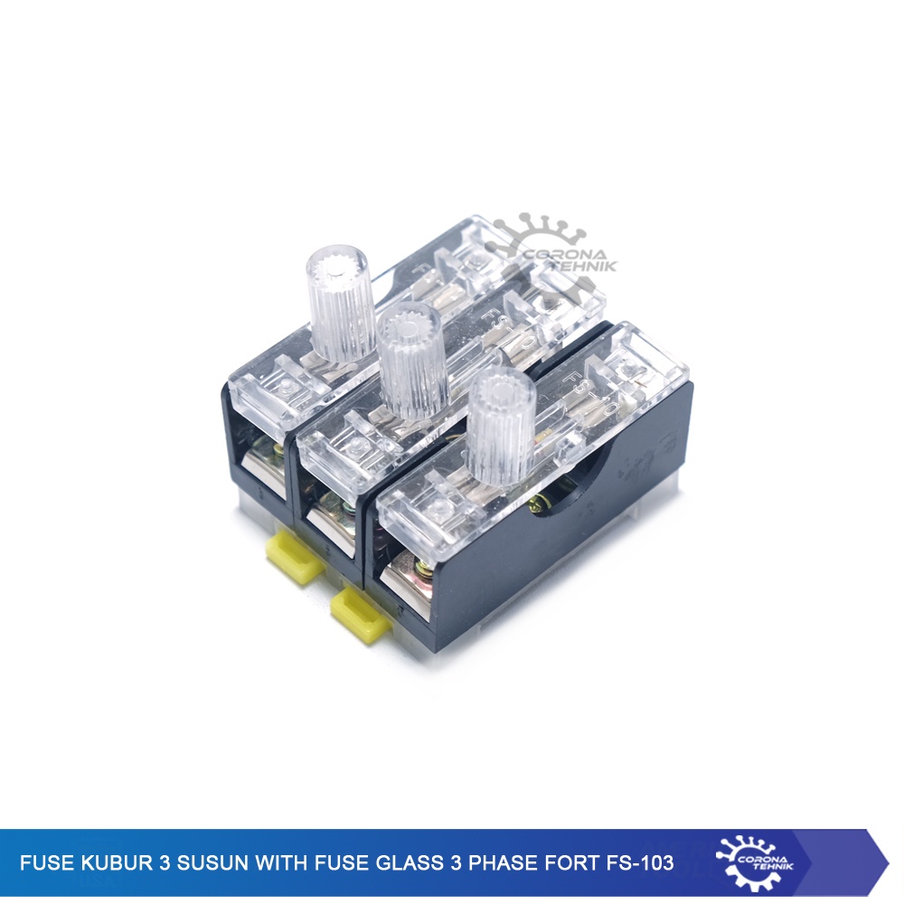 Fort FS-103 - Fuse Kubur 3 Susun With Fuse Glass 3 Phase