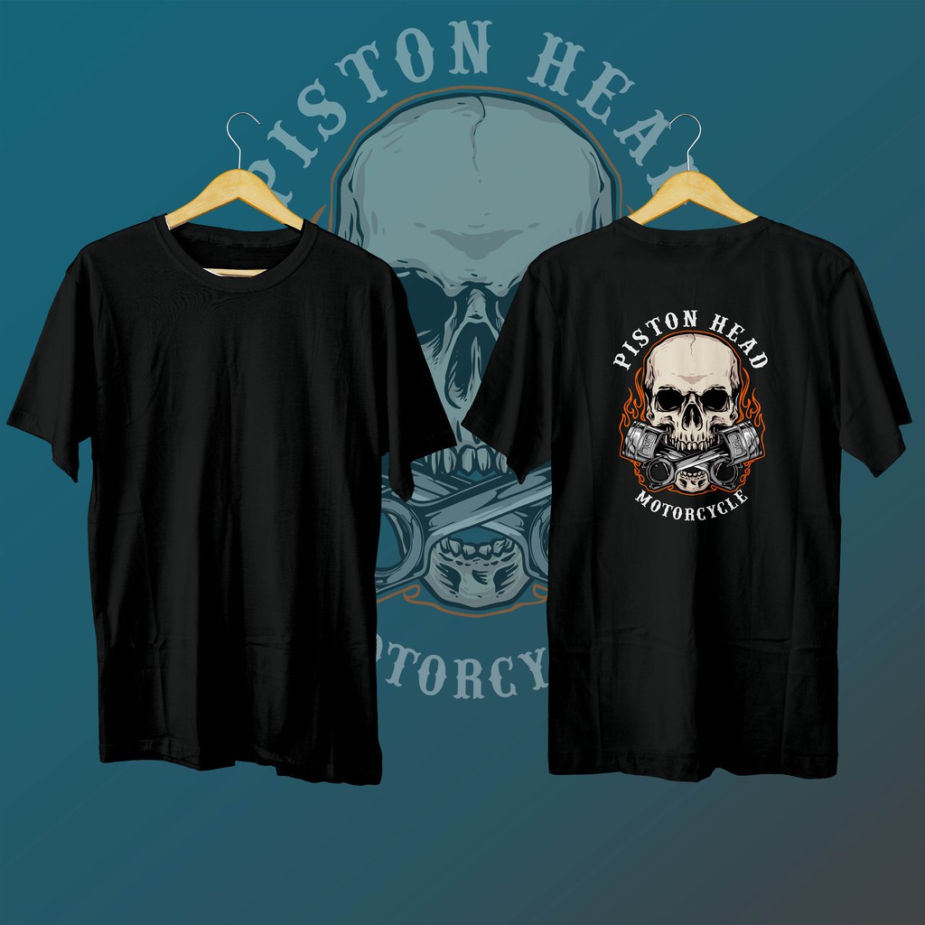 KAOS DISTRO DIGITAL PRINT PISTON HEAD (gambar belakang)