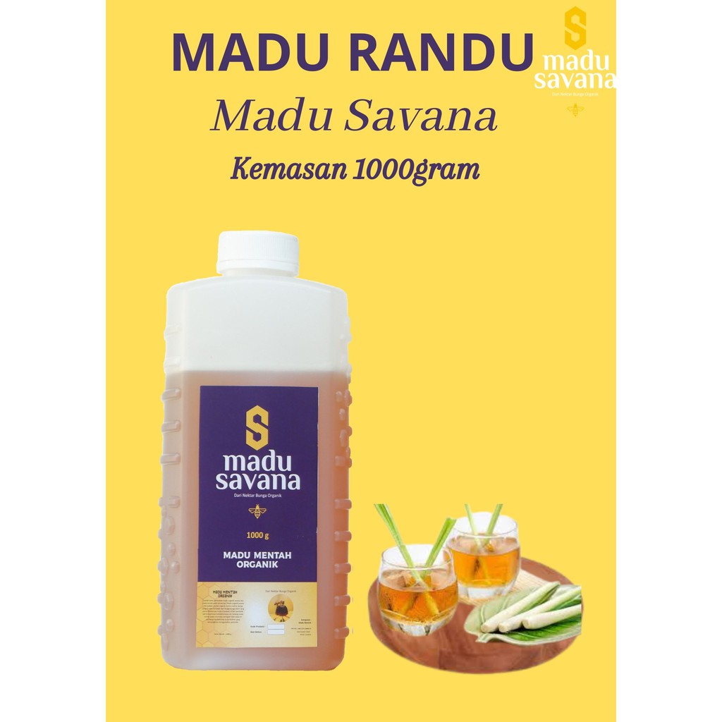 

Madu Murni Asli Madu savana 1kg Nektar bunga 100%