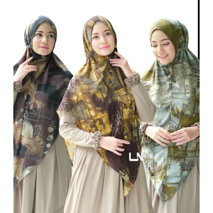 UMMA GLORA KHIMAR TALI CERUTY MOTIF PRINTING PREMIUM