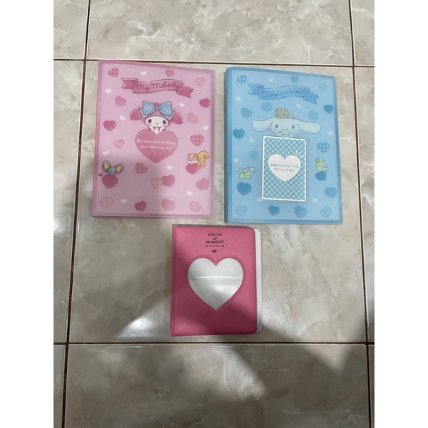preloved binder sanrio cinnamon roll my melody a5 4p kolbuk collection book pc photocard
