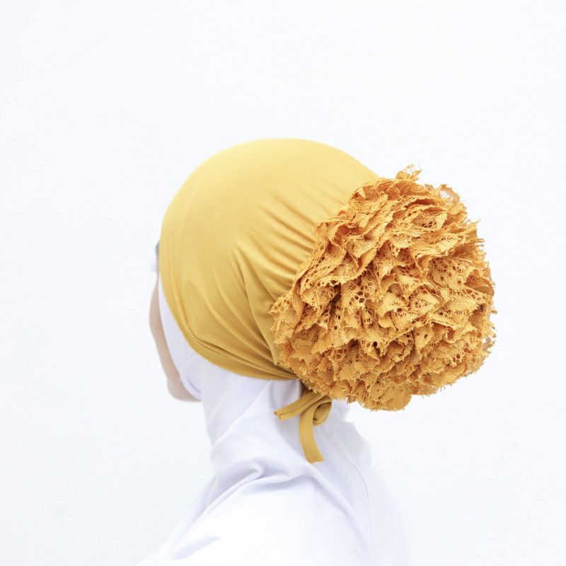 INNER CIPUT TURKI CEPOL KONDE HIJAB-Ciput turki mustard