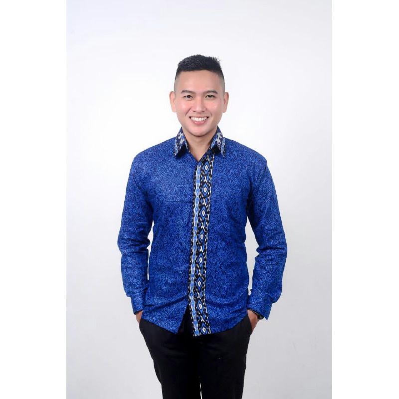 Fashion Pria - Batik Pria - Batik Lengan Panjang - Batik Pria Modern - Lawasan Alus - By Batik -Asli
