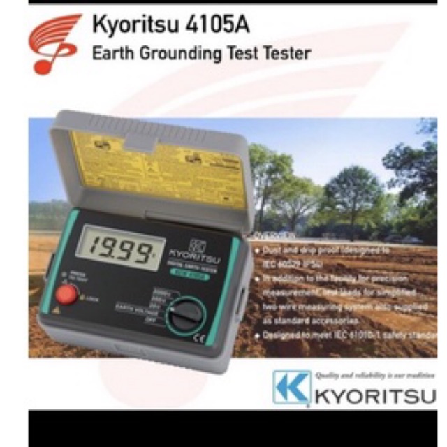 Kyoritsu 4105 a Earth ground tester