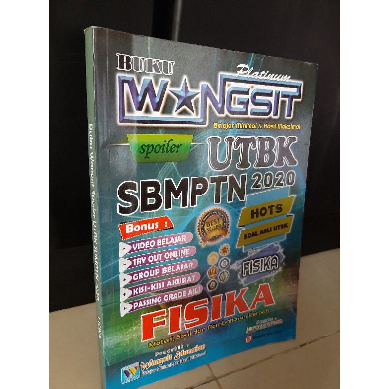 Buku Soal WANGSIT UTBK SBMPTN 2020 FISIKA (Preloved) SMA
