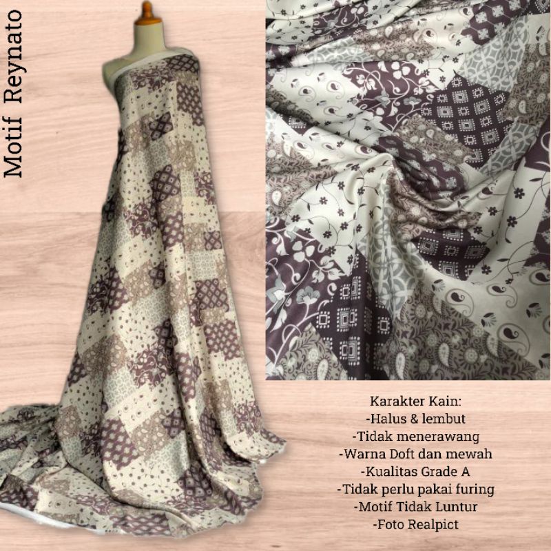 Kain Maxmara Luxury Renata &amp; Reynato Motif terbaru (Harga per 0.5m)