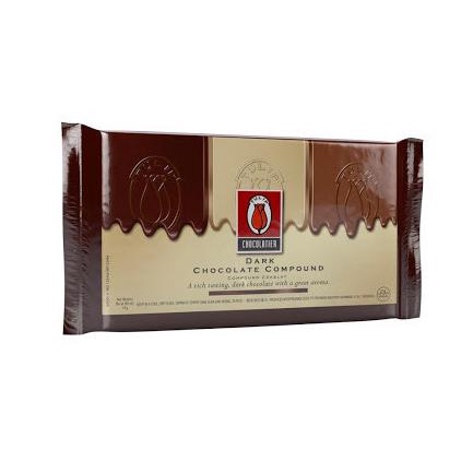 

COKELAT COMPOUND DARK TULIP, DCC COKLAT MASAK 1KG - TANPA PENGAMAN