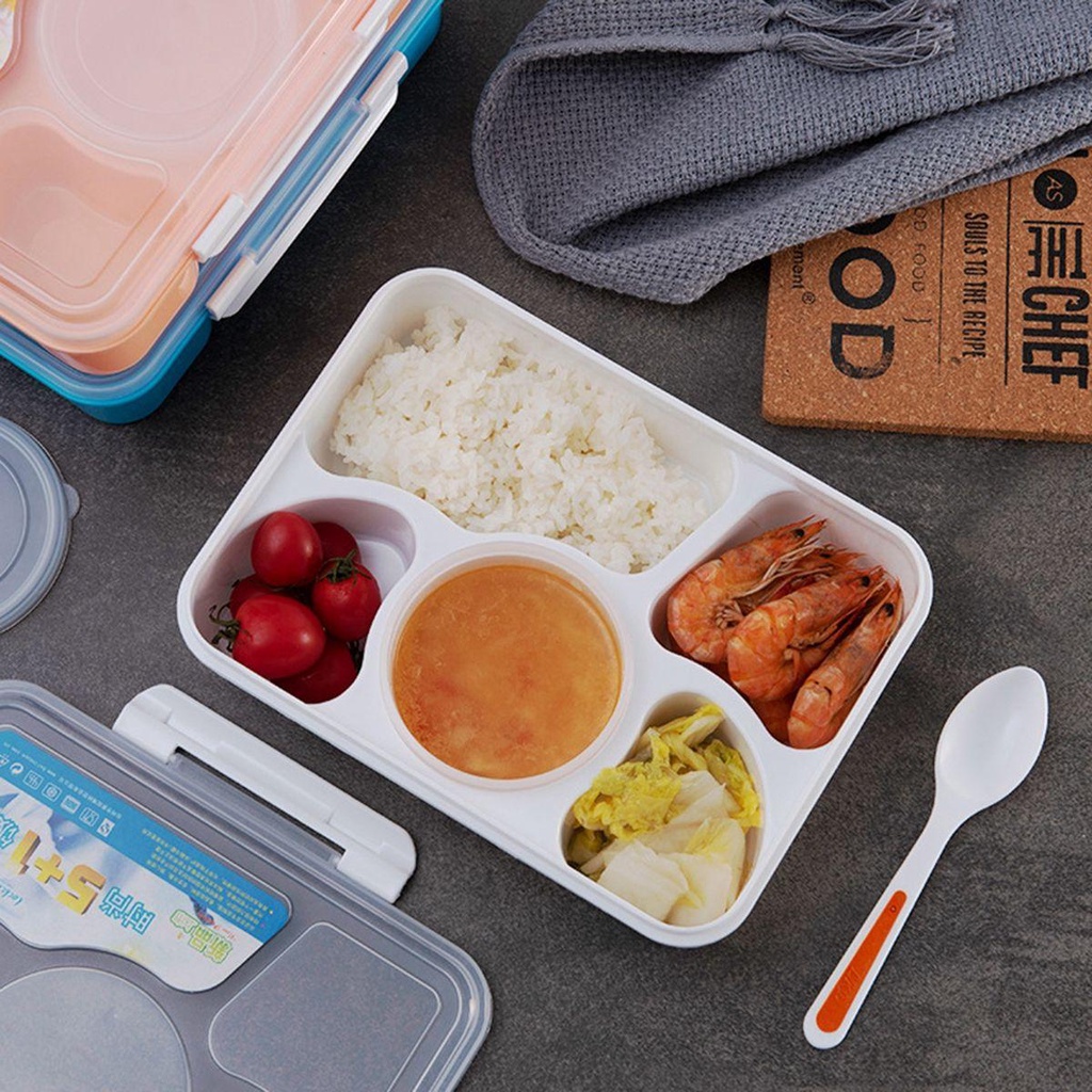 [Elegan] Kotak Makan Siang Microwave Portable Microwavable Plastic Food Container