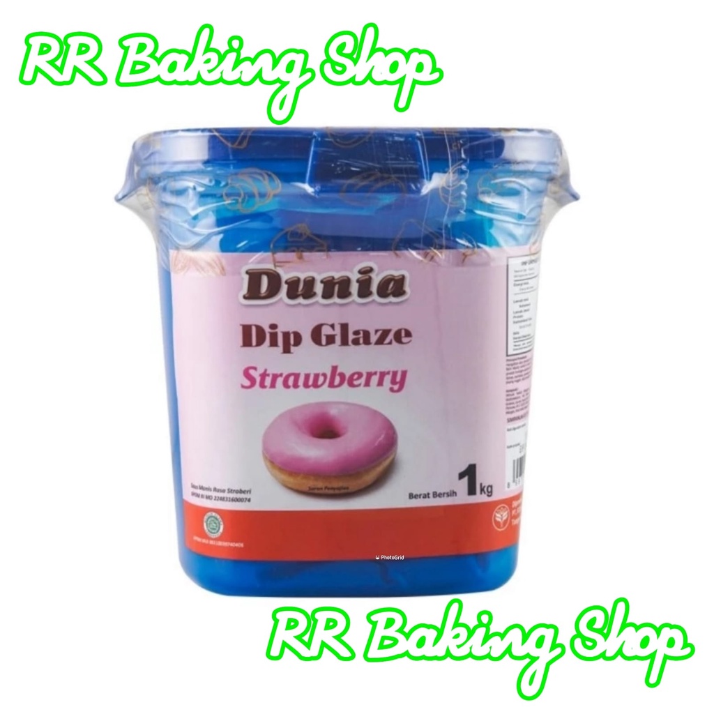 Dunia Dip Glaze 1kg - Dip Glaze Dunia 1kg - Toppin donat - glaze murah